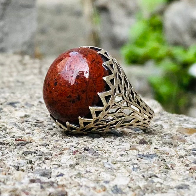 Red Jasper Ring