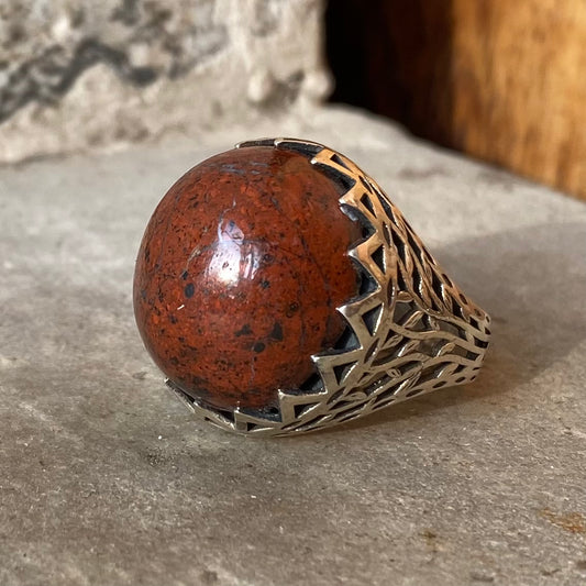 Red Jasper Ring